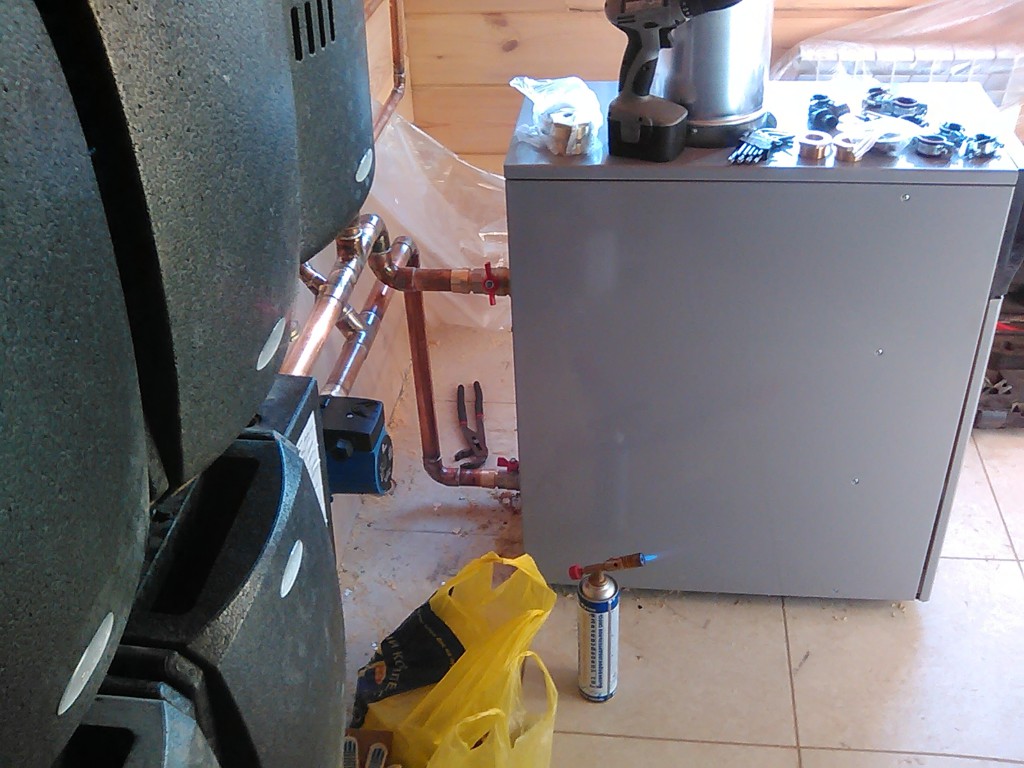 Монтаж отопления дома